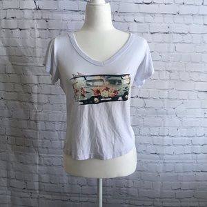 Boutique flower bus T-shirt
